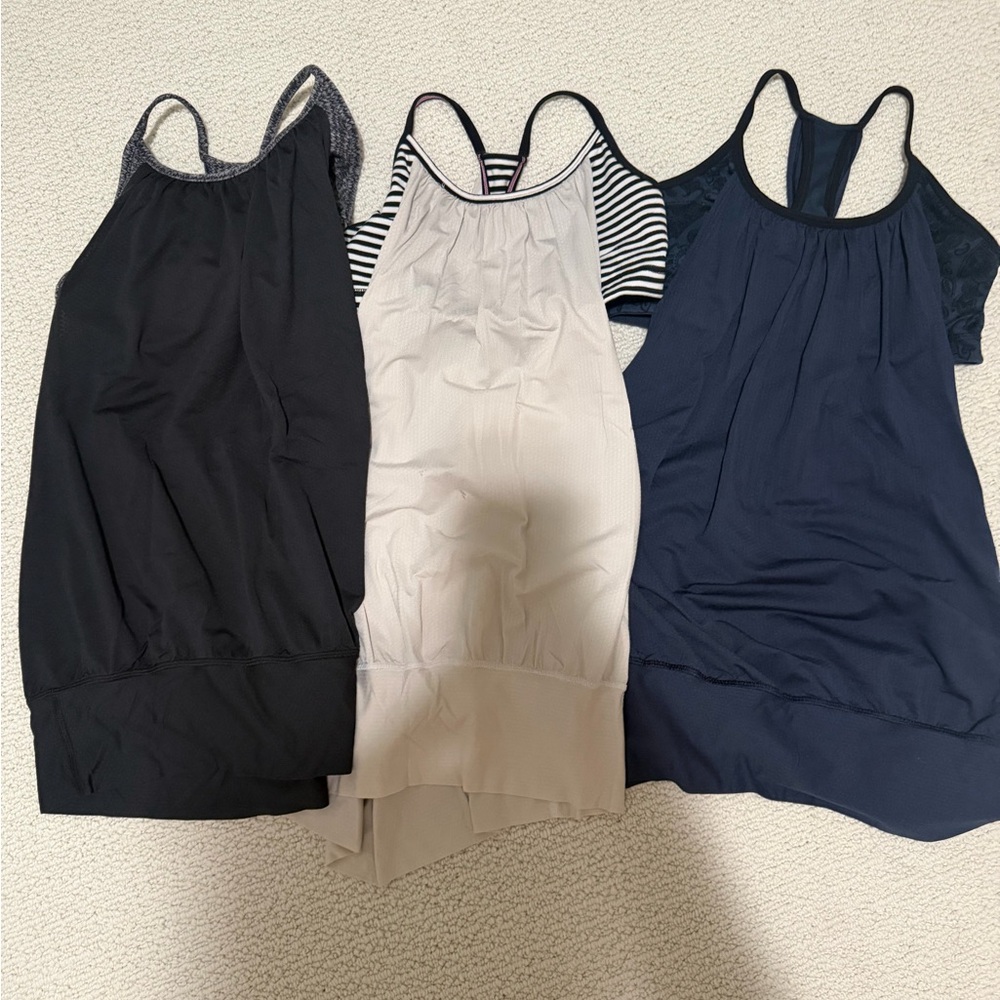 LULULEMON Yoga Tank Tops (3)